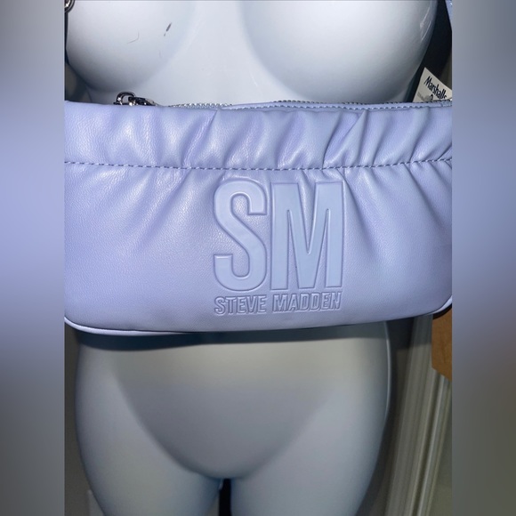 Steve Madden BCARMELA color Blue Shoulder/Crossbody Bag New 100% Authentic - Picture 3 of 9